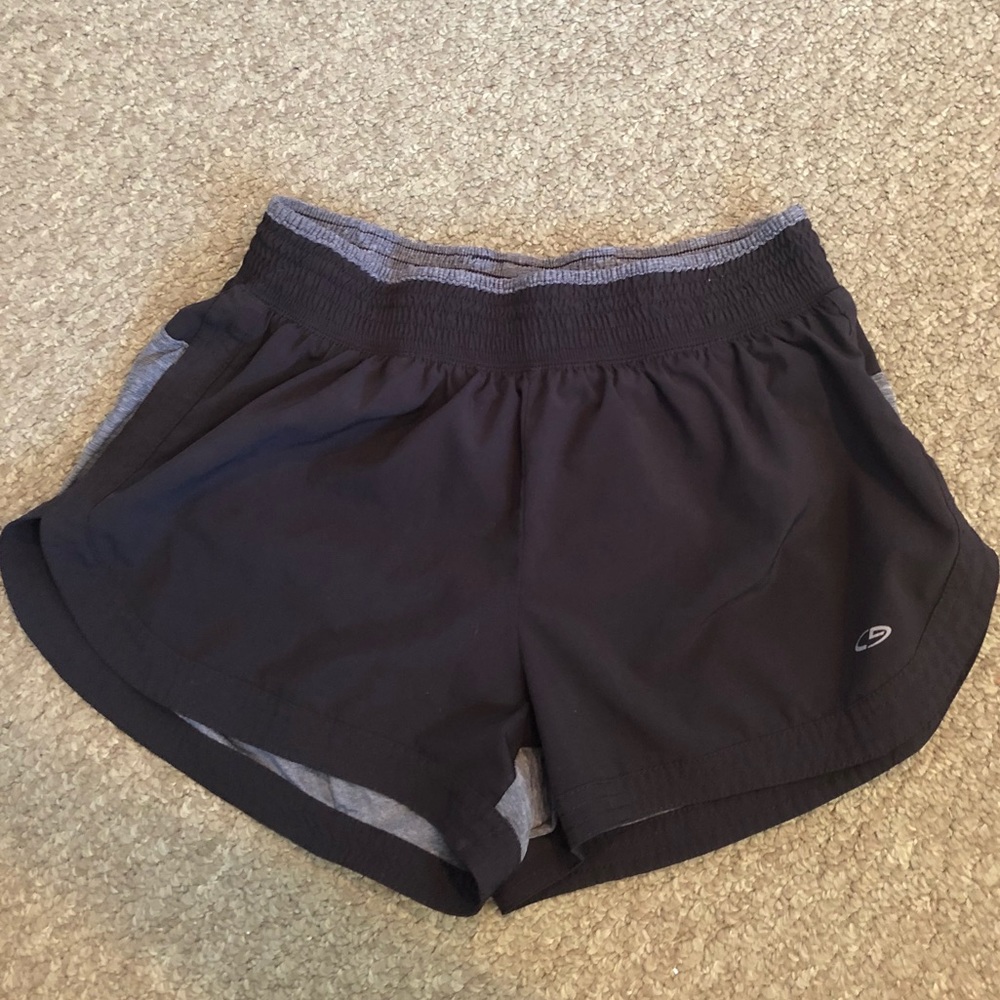 Champion black and grey workout/running shorts